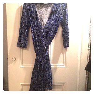 Never worn DVF wrap dress
